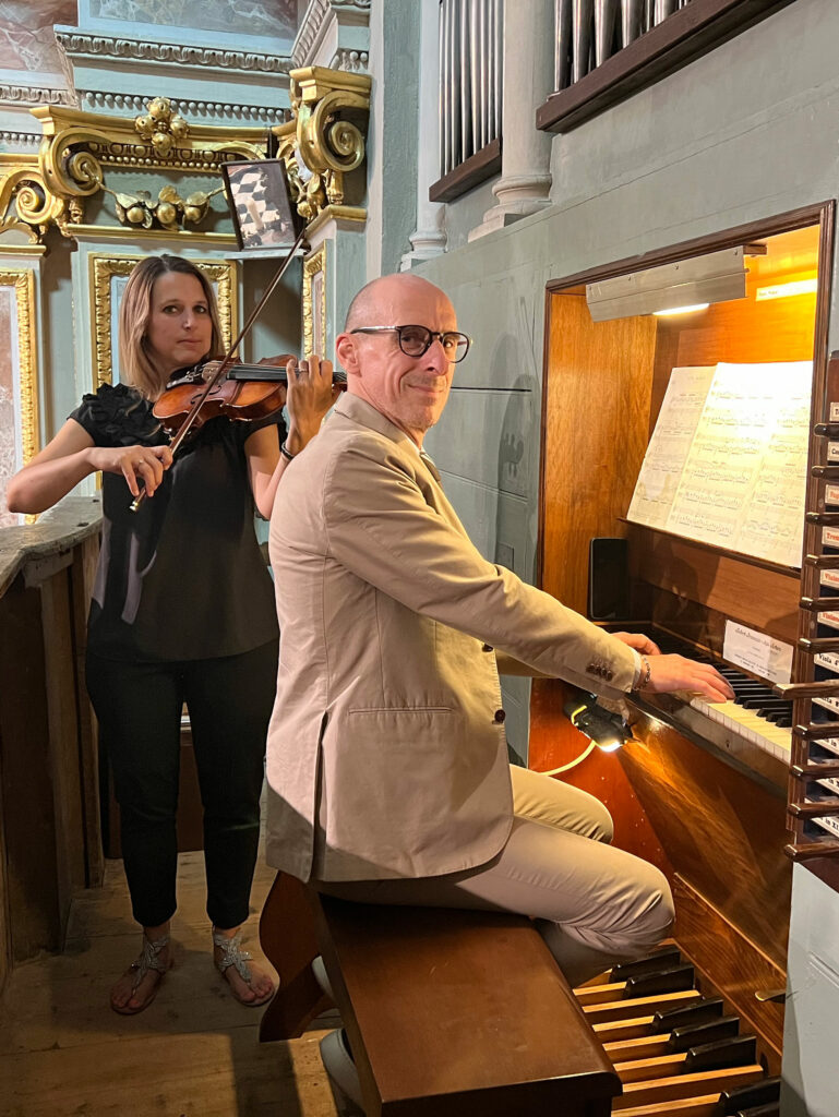 sposi musica chiesa organo violino